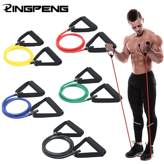 Resistance Bands With Handles, Exercise Bands, Workout Bands With Handles For Men Women, Strength Training Equipment At Home - Merit Sell