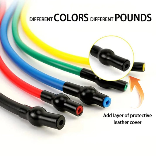 Resistance Bands With Handles, Exercise Bands, Workout Bands With Handles For Men Women, Strength Training Equipment At Home - Merit Sell