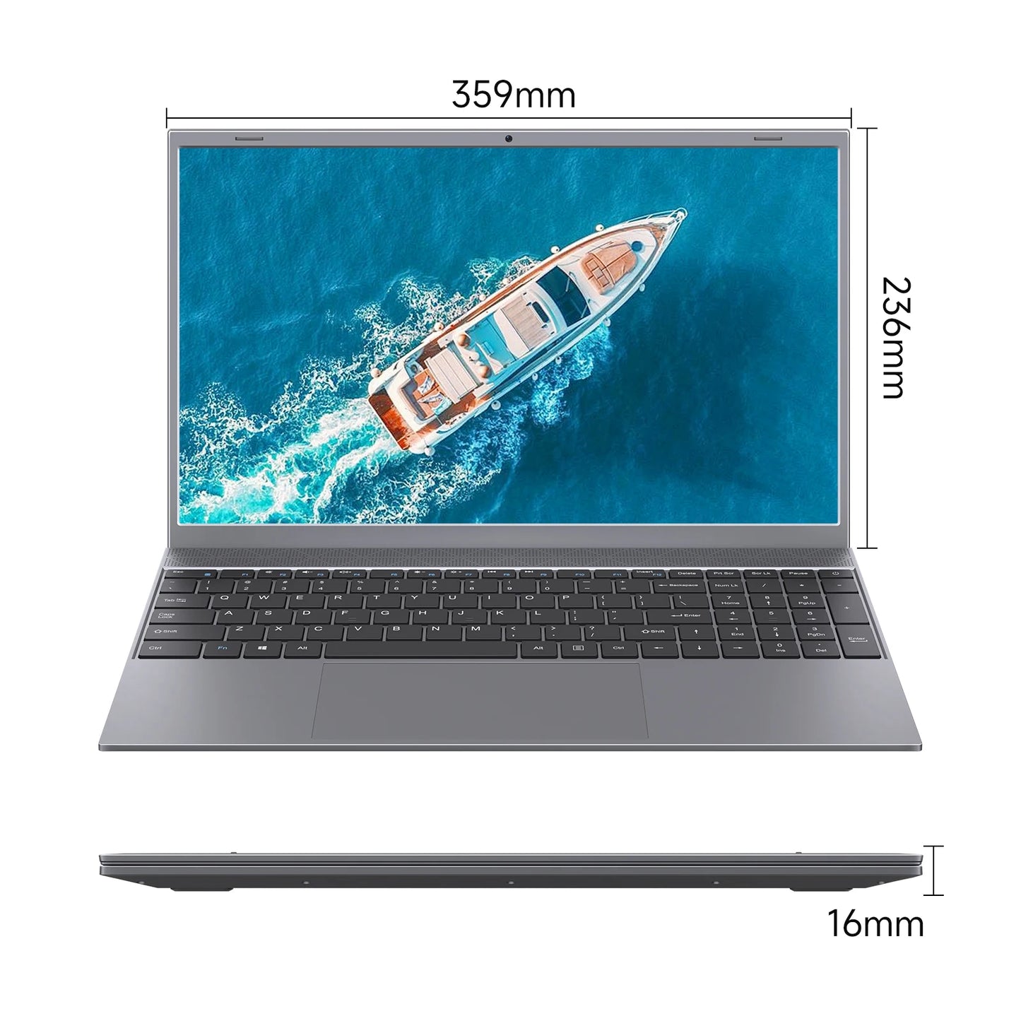 15.6 Inch Laptop J3710 8GB RAM 256GB SSD Windows 11 For Students And Business