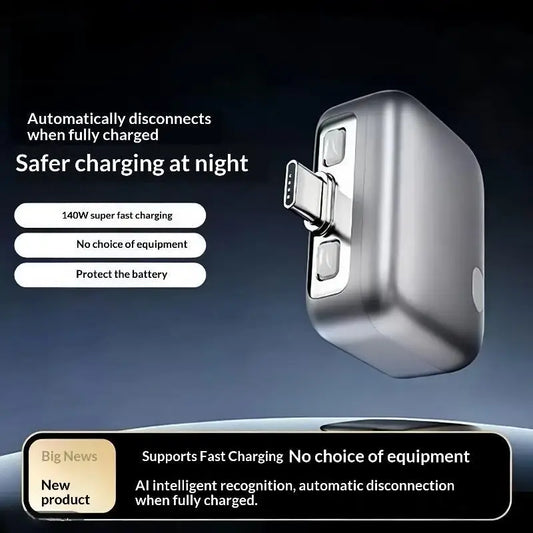 USB C 140W Mobile Phone Charger Intelligent Full Charge Cutoff Fast Type C Adapter for Laptop Travel Daily Use - Merit Sell