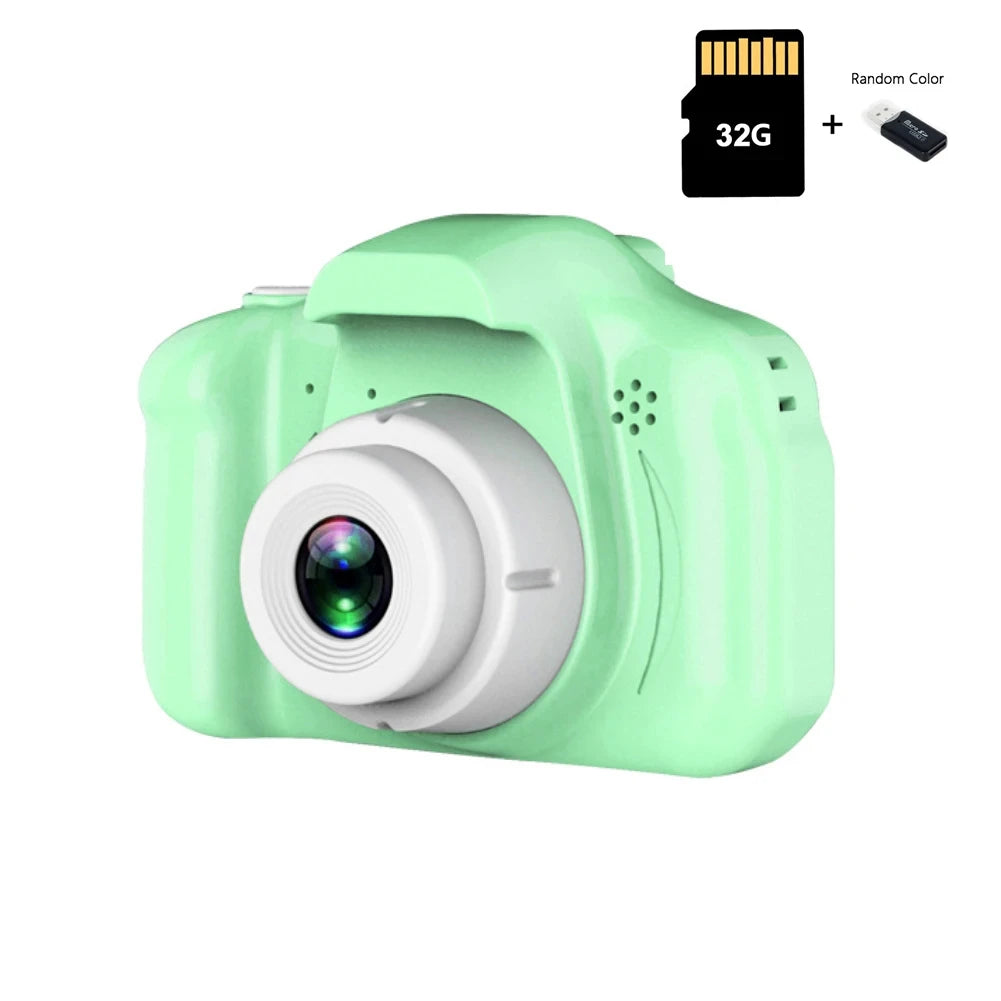 Child Mini Camera Toys Portable Outdoors Movement Camera Kids Early Education Toys Parent-Child Interaction HD Camera Toys Gifts