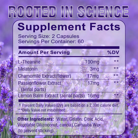 Sleep Supplements - Relieve Stress, Improve Insomnia, Improve Sleep Quality and Deep Sleep
