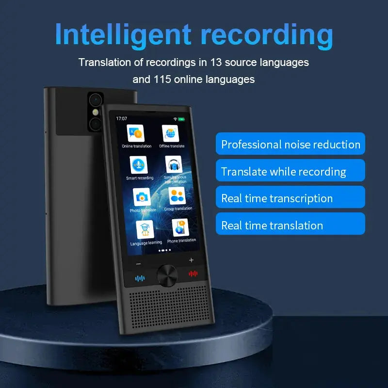 S10 Portable Smart Voice Translator 148 Online19 Offline Languages Real-time Photo Recording Translation 4G WIFI Smart Translate - Merit Sell