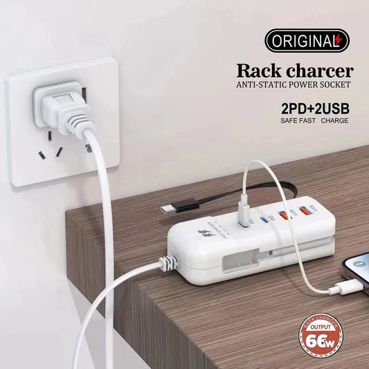 USB Charger PD Type C Fast Charge Quick Wall Chargers Multiport USB Hub Adapter Mobile Phone EU/US Plug USB Type C Quick Charger - Merit Sell