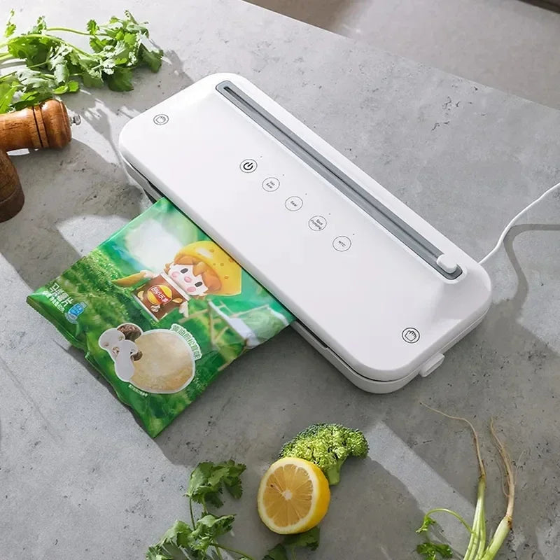 2024 NEW Food Vacuum Sealer Machine High Power Plastic Packaging Sealer Kitchen Food Storage Containers for Food Preservatio