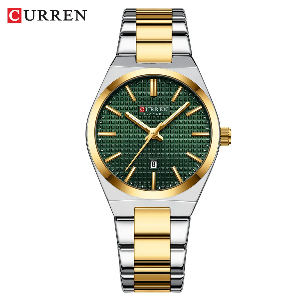 Curren 8439L Women Watch Casual Quartz 3-Hand Wristwatches Casual Luxury Waterproof Date Gifts For Girls
