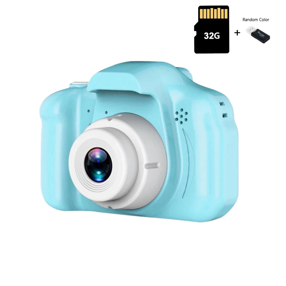 Child Mini Camera Toys Portable Outdoors Movement Camera Kids Early Education Toys Parent-Child Interaction HD Camera Toys Gifts