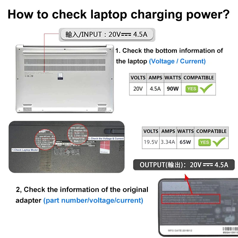 100W USB Type C PD Laptop Power Bank to Laptop Charger Converter for Asus Lenovo Hp Dell Samsung Dc Power Adapter Connector