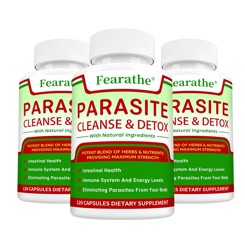 Parasite Cleanse & Detox Capsules - Promote Intestinal Cleansing and Detoxification, Relieve Constipation Supplements