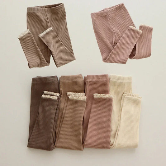 Newborn Leggings For Baby Girl Clothes Infant Kids Ribbed Autumn Kids Trousers Toddler Girl Leggings Baby Clothing - Merit Sell