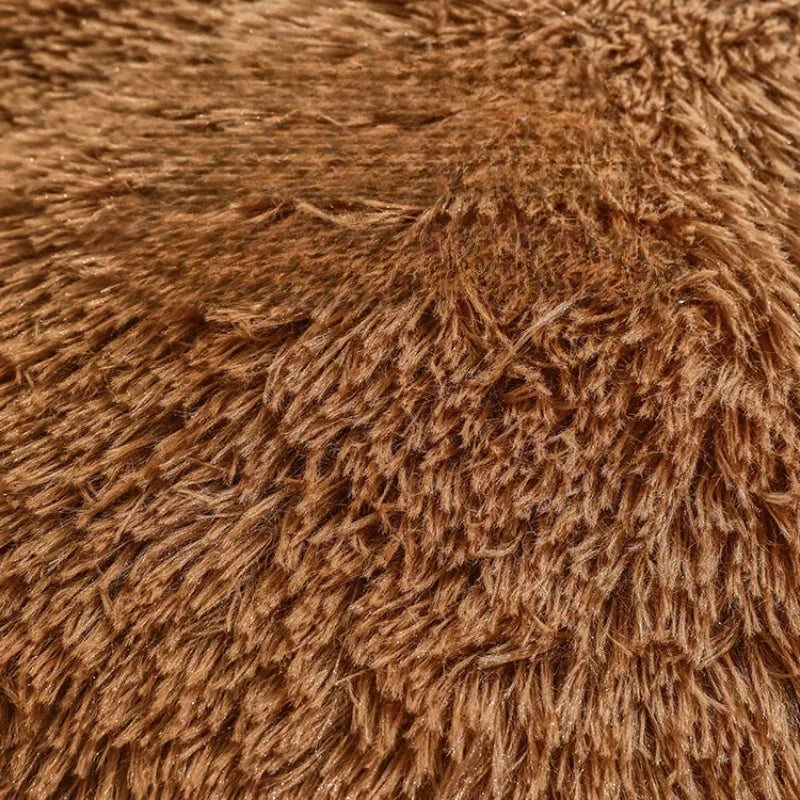 Plush Kennel Dog Mat Warm Winter Sleeping Pad for Large Dogs Dog Crate Pad for Deep Sleeping, Pet Supplies Winter Pet Nest