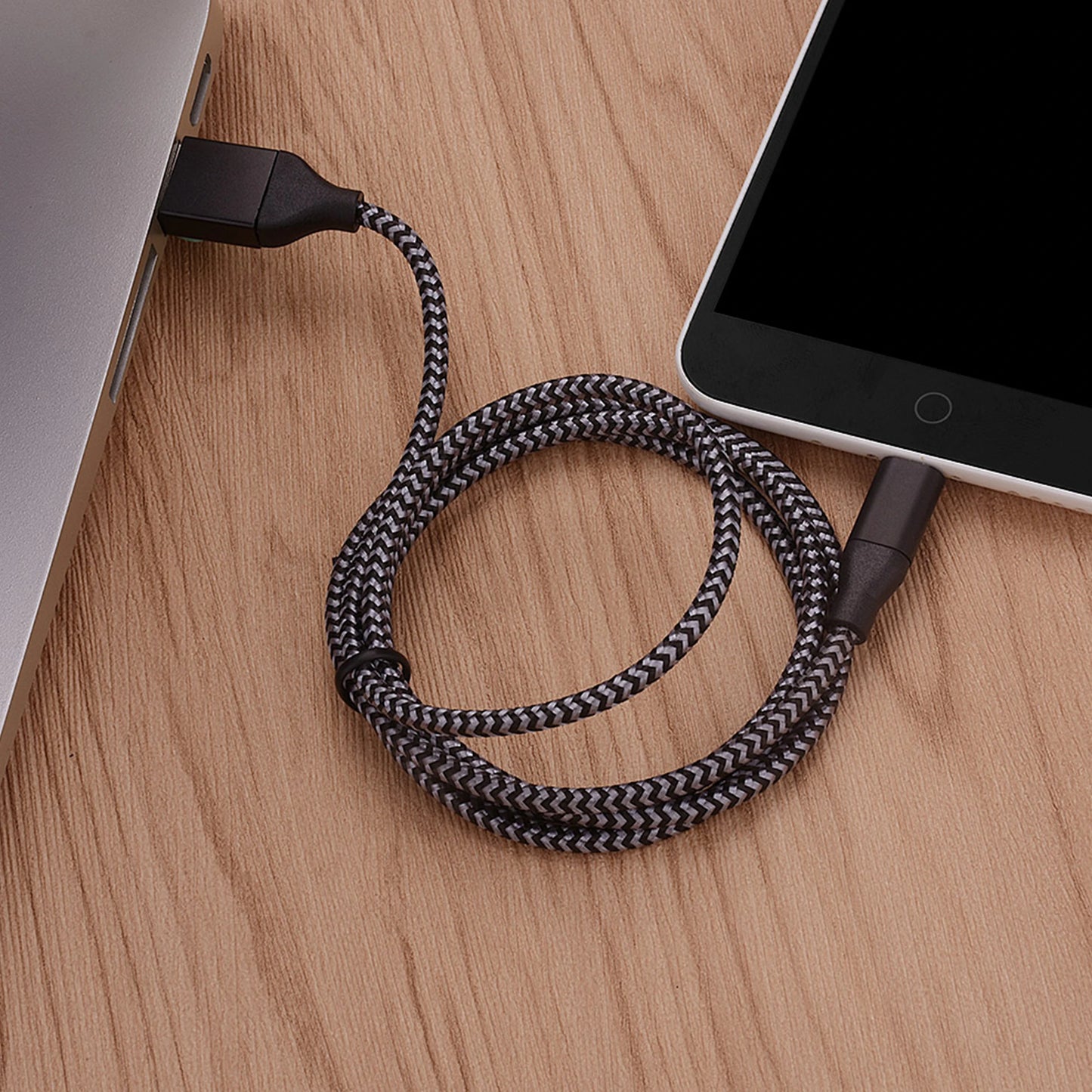 Android Data Cable Fast Charging Cable Old Mobile Phone Trapezoidal Port Charger Cable Dual Engine Micro USB Suitable for Huawei Xiaomi Vivo Meizu Honor Oppo Android Car Fast Charging Cable 1m