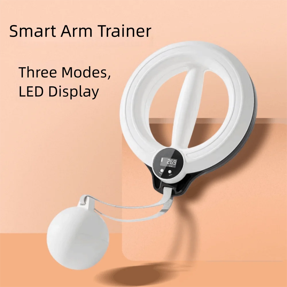Strength Training Twister Arm Exerciser Adjustable Hand-cranked Wrist Strength Trainer Non Slip with 3 Display Modes