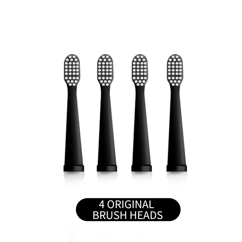 Jianpai Adult Black White Classic Acoustic Electric Toothbrush Adult 5-gear Mode USB Charging IPX7 Waterproof Acoustic Electric - Merit Sell
