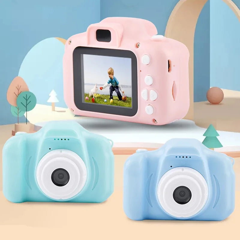 Child Mini Camera Toys Portable Outdoors Movement Camera Kids Early Education Toys Parent-Child Interaction HD Camera Toys Gifts