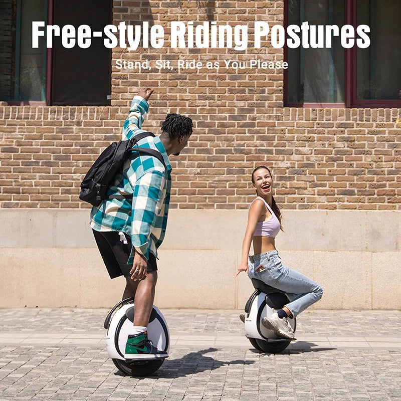 Original INMOTION E20 Electric Unicycle Motor 900W Battery 54.6V Top Speed 20km/h Range 30km Bluetooth Speaker 14inch EUC Wheel