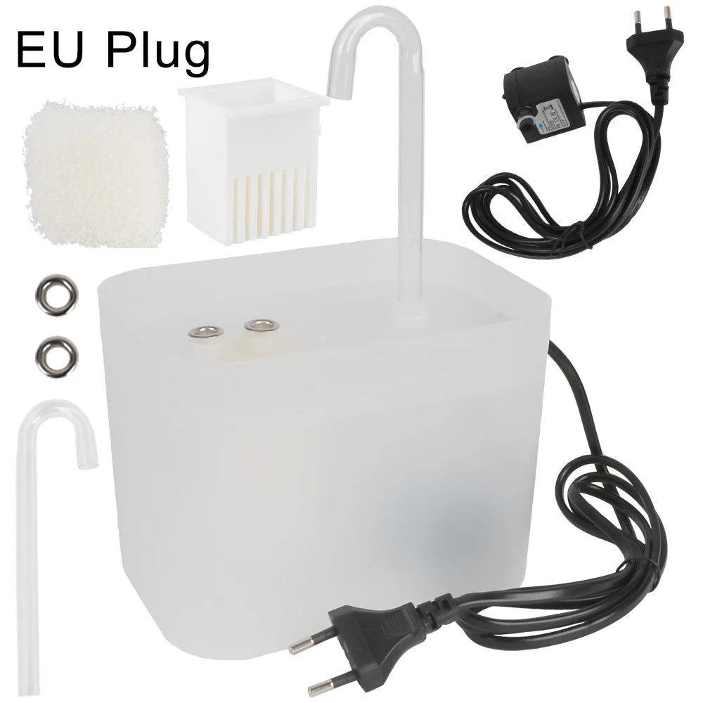 Auto Filter Recirculate Filtring for Cats Pet Water 1.5L Cat Drinker Bowl USB Electric Dispenser Mute Cat Water Fountain