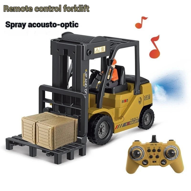 Ask Nanfeng 1:64 Bluetooth Mini Alloy Forklift Remote Control Engineering Vehicle Can be Controlled by Mobile Phone Car Children