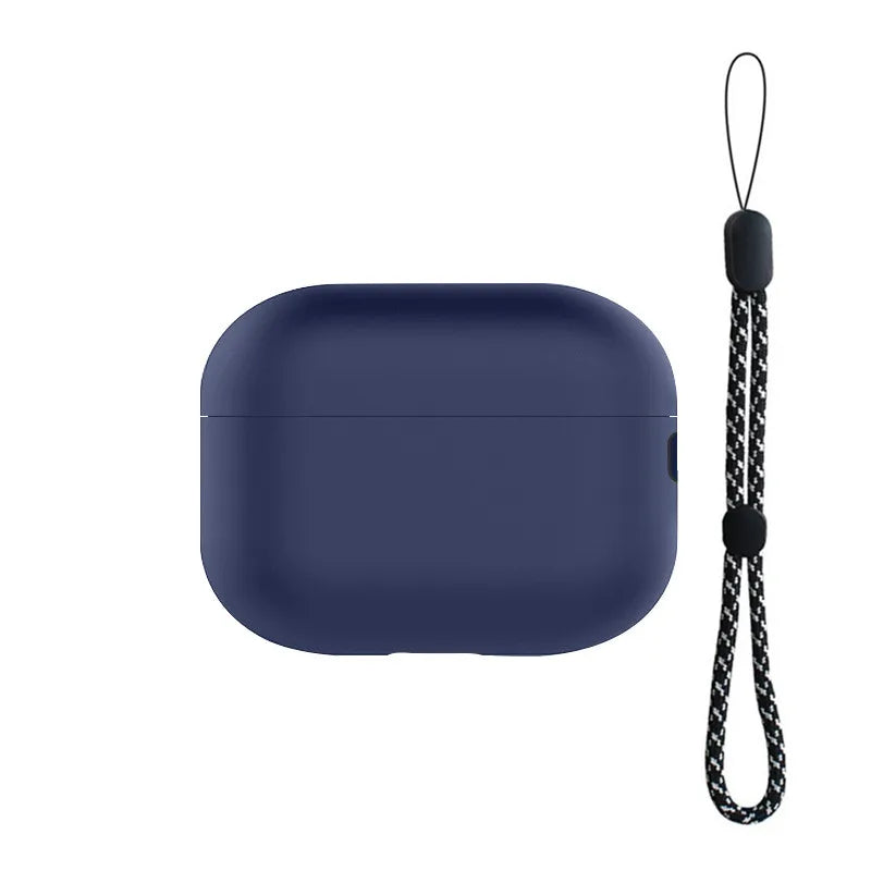 For AirPods Pro 3 2025 Case Silicone Protector for airpods Pro Front LED Visible Pro 2 Case cover with Lanyard for airpods pro 2
