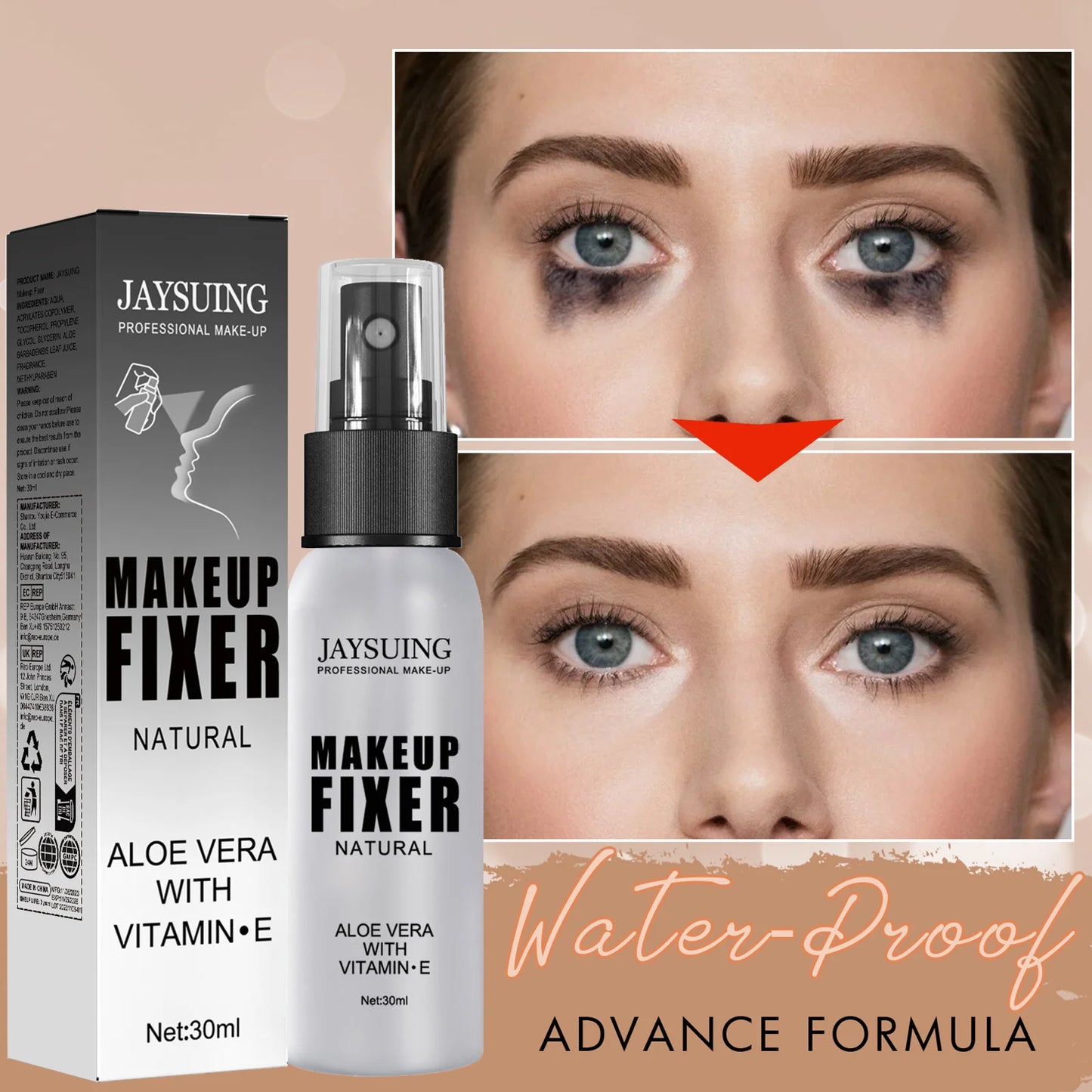 Makeup Setting Spray Long Lasting Sweatproof Oil Control Makeup Water Matte Non-sticky Refreshing Quick Fixer Spray Cosmetics