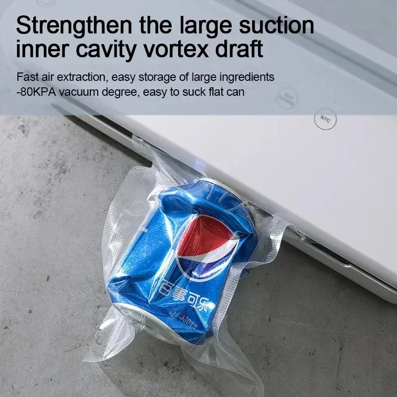 2024 NEW Food Vacuum Sealer Machine High Power Plastic Packaging Sealer Kitchen Food Storage Containers for Food Preservatio