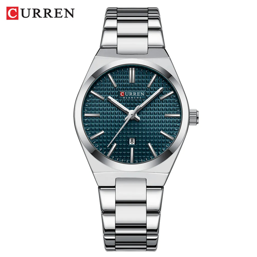 Curren 8439L Women Watch Casual Quartz 3-Hand Wristwatches Casual Luxury Waterproof Date Gifts For Girls