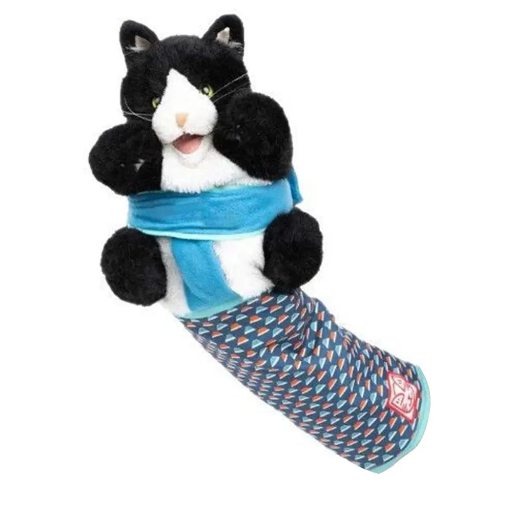 Cat Puppet Wrestler Wrestling Glove With Sturdy Padding Soft Plush Cat Wrestle Toy Animal Hand Glove Interactive Play Cat Toys