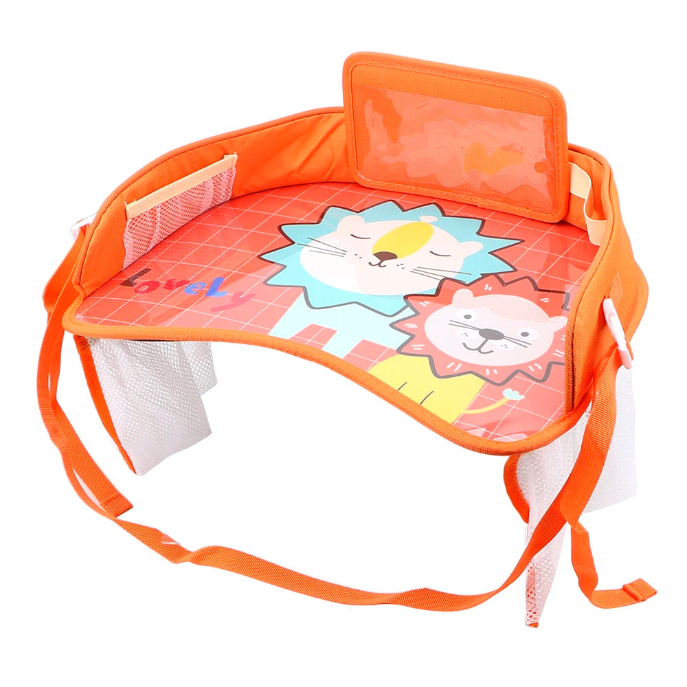 Car Drinks Holders Storage Car Safety Seat Tray In-car Accessories Waterproof Kids Toys Infant Children Drink Table Baby Fence