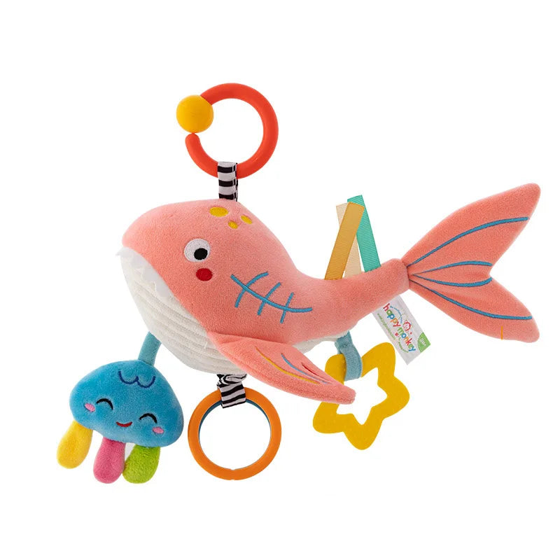 Car Seat Toys for Baby Infant Activity Center Carseat Toys Baby Crib Stroller Hanging Rattles Toys Baby Sensory Toys 0 12 Months