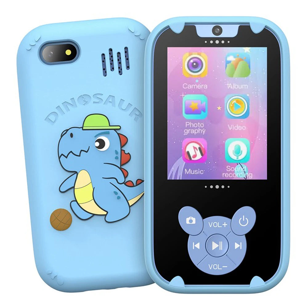 Kids Smart Phone Educational Toys Dual Camera Music Player Baby Phone With 8G Memro Game Learning for Age 3-12 Brithday Gifts - Merit Sell