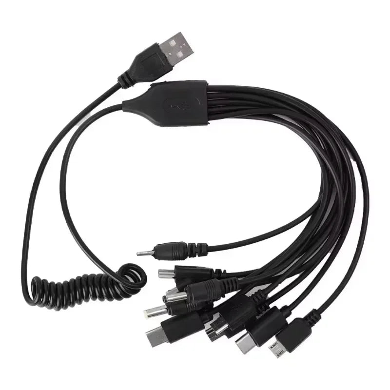 10 in 1 Micro USB Mobile Phone Charger Adapter Plug Usb Data Cable Charging Cable Data Wire Cord for Mobile Phone Universal
