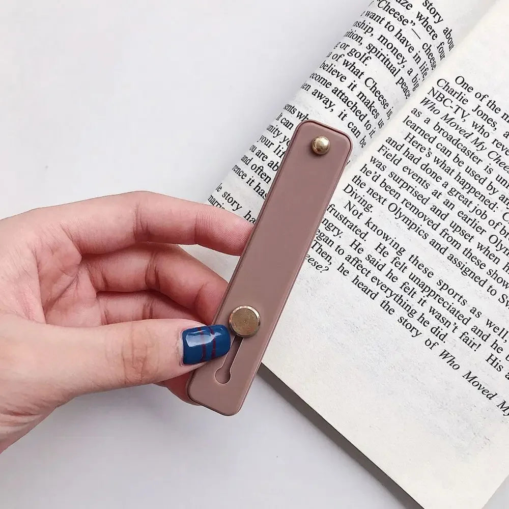 Phone Stand Grip Candy Color Silicone Telescopic Finger Strap Mobile Phone Desktop Bracket Smartphone Support
