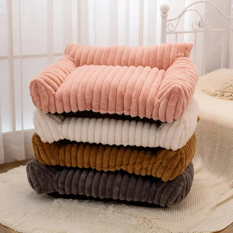 Winter Warm Pet Dog Bed for Small Medium Dogs Cats Comfortable Cat Sofa Nest Plush Puppy Bed Dog Sofa Pet Supplies