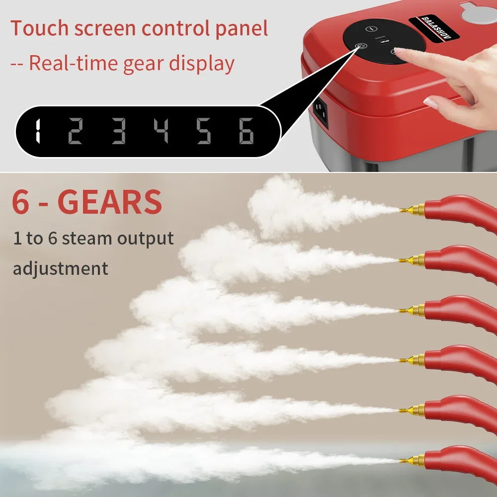 Electric Steam Cleaner High Pressure and High Temperature Handheld Sterilization Steam Cleaner For Home Kitchen Hood Cleaning