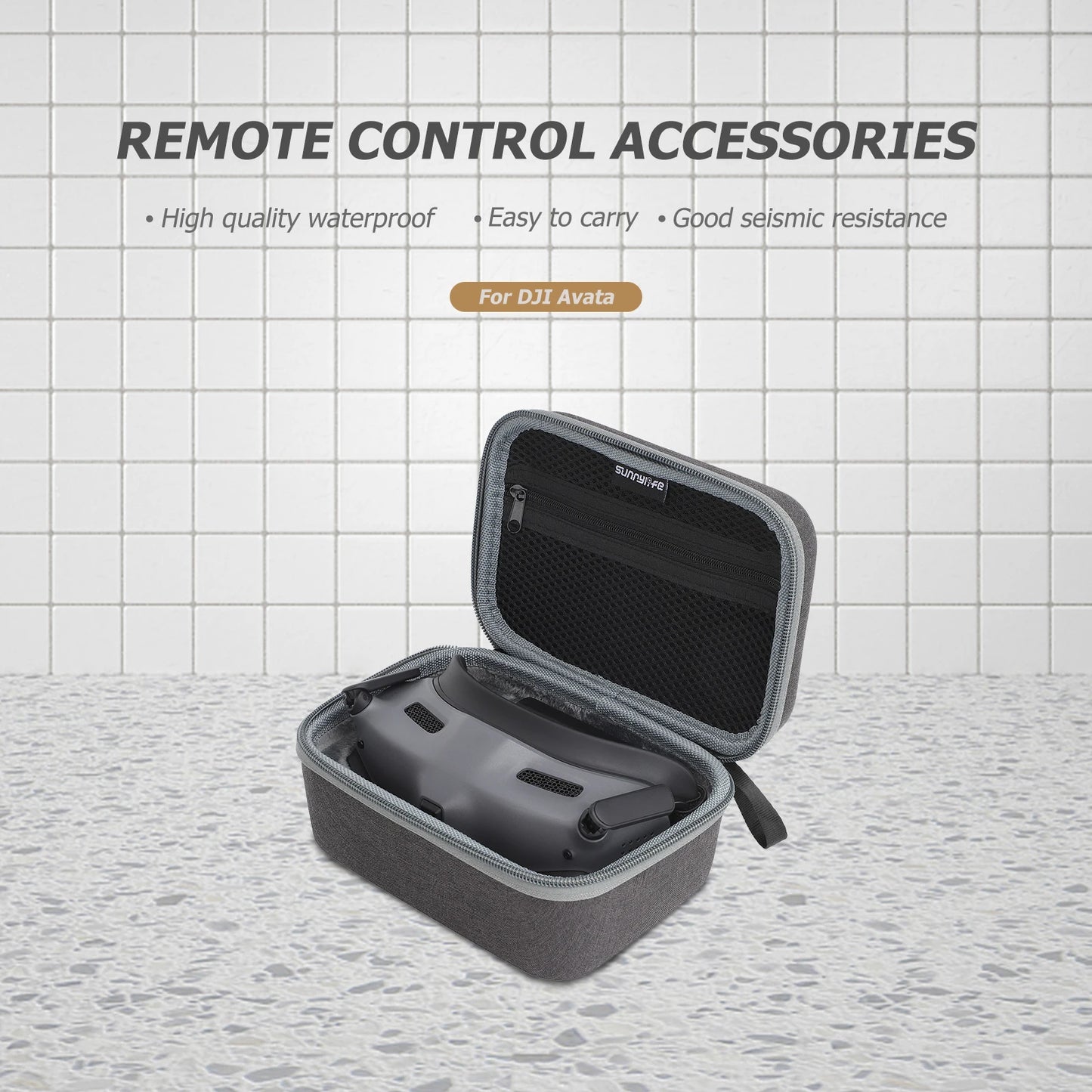 Portable Carrying Case Handbags Handheld Storage Bag Suitcase RC Drone Accessories Storage Handbags for DJI Avata FPV Goggles V2