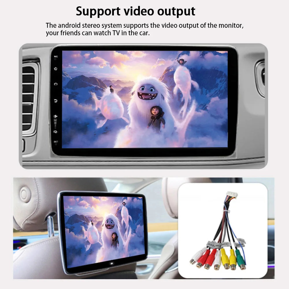 9'' Android14 1Din Car Radio Multimedia Video Player Head Unit Stereo Autoradio Carplay Android Auto WIFI BT GPS Navigation - Merit Sell