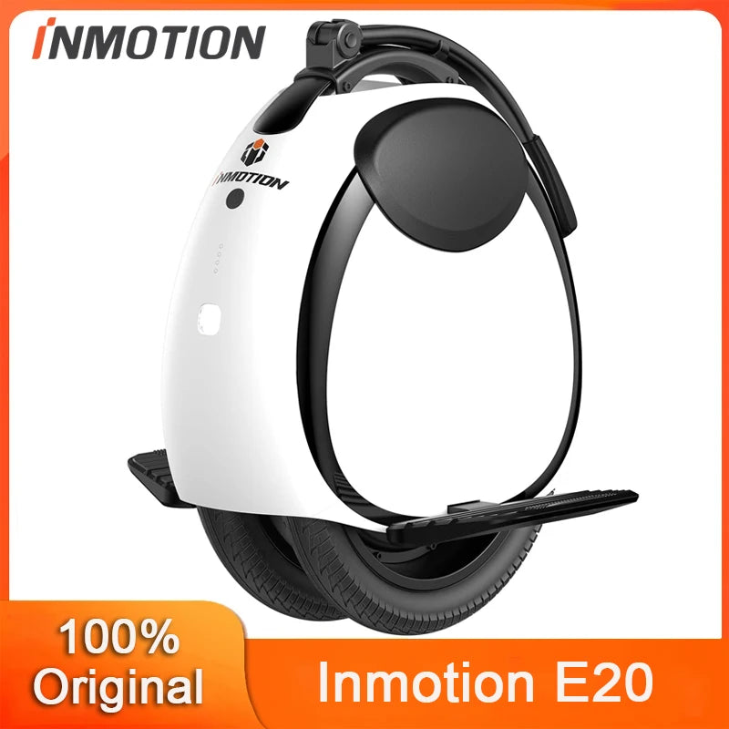 Original INMOTION E20 Electric Unicycle Motor 900W Battery 54.6V Top Speed 20km/h Range 30km Bluetooth Speaker 14inch EUC Wheel