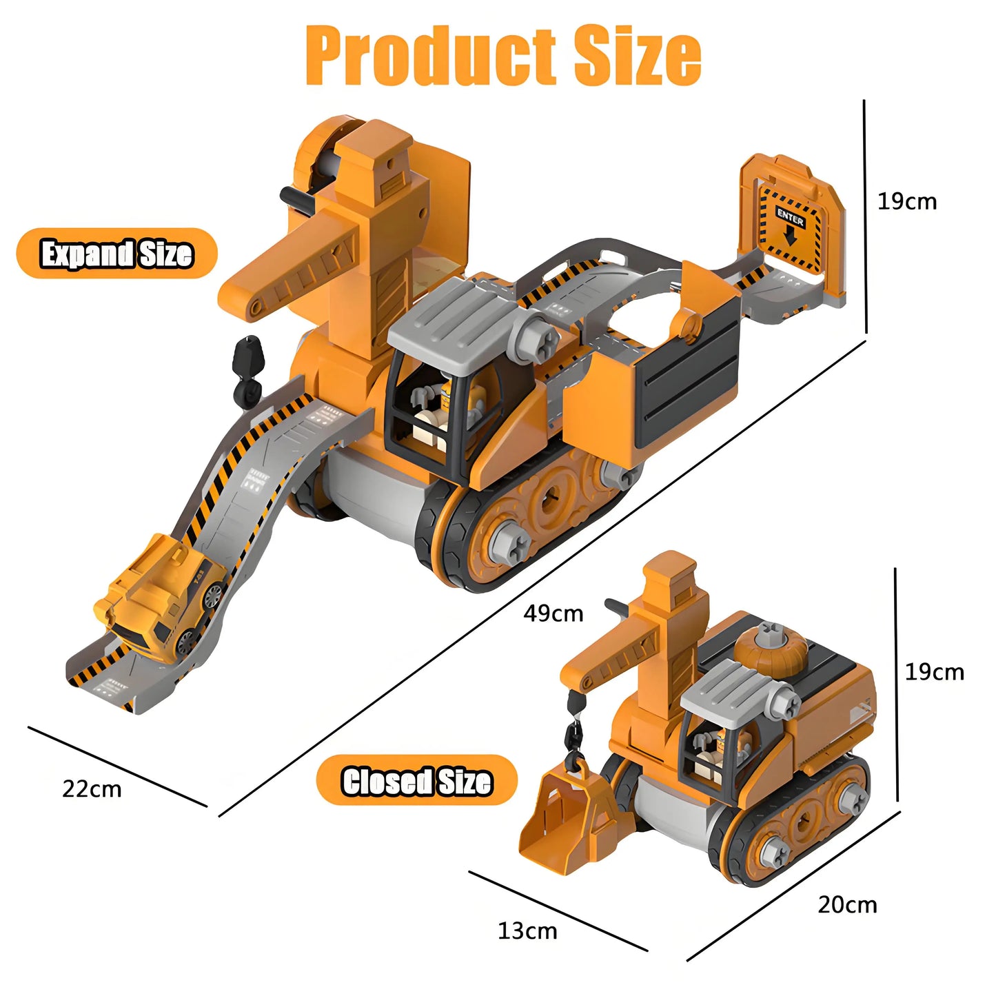 Kids Engineering Vehicle Electric Drill Tool Screw Toys Nut Disassembly Children Educational Assembled Sets For Boys Gift - Merit Sell