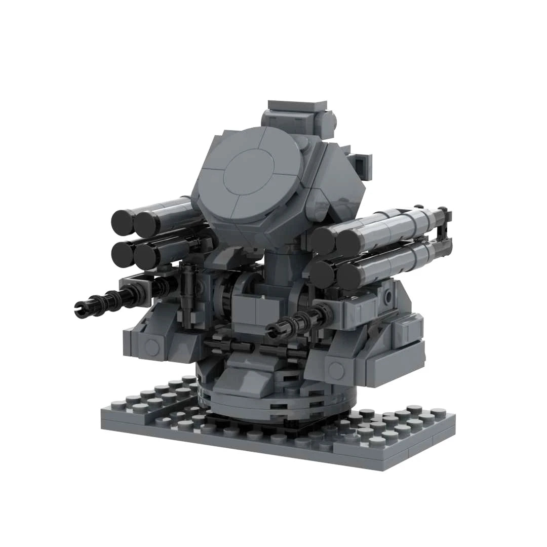 Dvina Close-In Weapon System Phalanx CIWS Skynex Kashtan S75 Goalkeeper Airframe Missile Battleship Artillery Military Block Toy