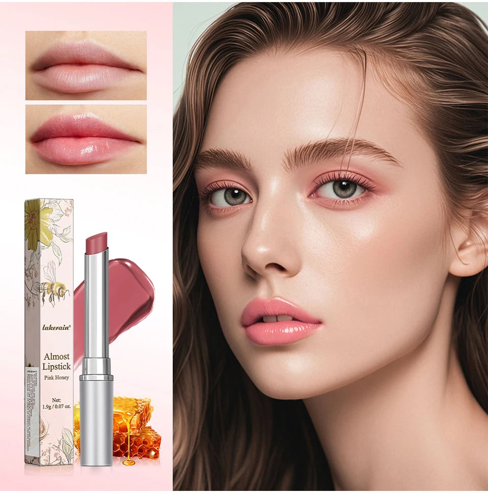 Colorless Pink Honey Lip Balm Lipstick Long-lasting Hygienic Moisturizing Lip Gloss Plumper Nourish Makeup Lip Care Cosmetics