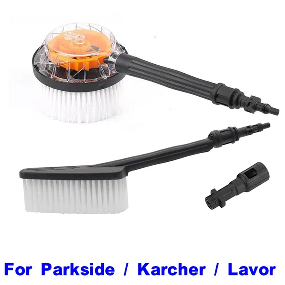High Pressure Washer Rotary Brush Adapter For Karcher Parkside Lavor Cleaning Tornado Brush Multi-Surface Disc Brush