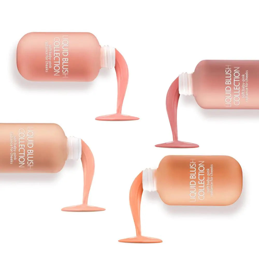New Liquid Cheek Blush Facial Nourishing Blusher Gel Cream Multi-purpose For Eyes Lips Makeup Blush Stick Cosmetics