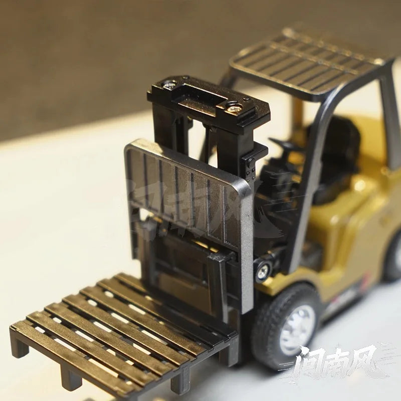 Ask Nanfeng 1:64 Bluetooth Mini Alloy Forklift Remote Control Engineering Vehicle Can be Controlled by Mobile Phone Car Children