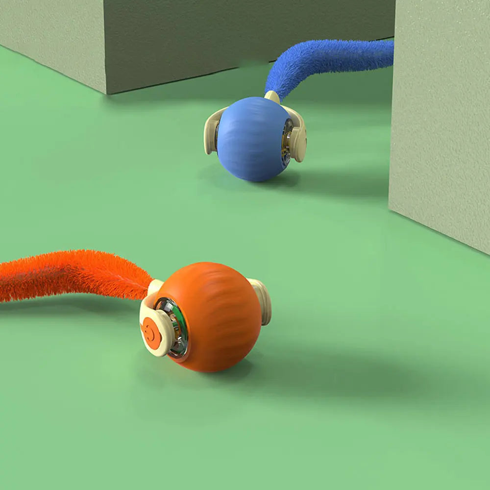 Speedy Tail 2.0,Speedy Tail Cat Toy, Interactive Toy,Smart Cat Rolling Ball