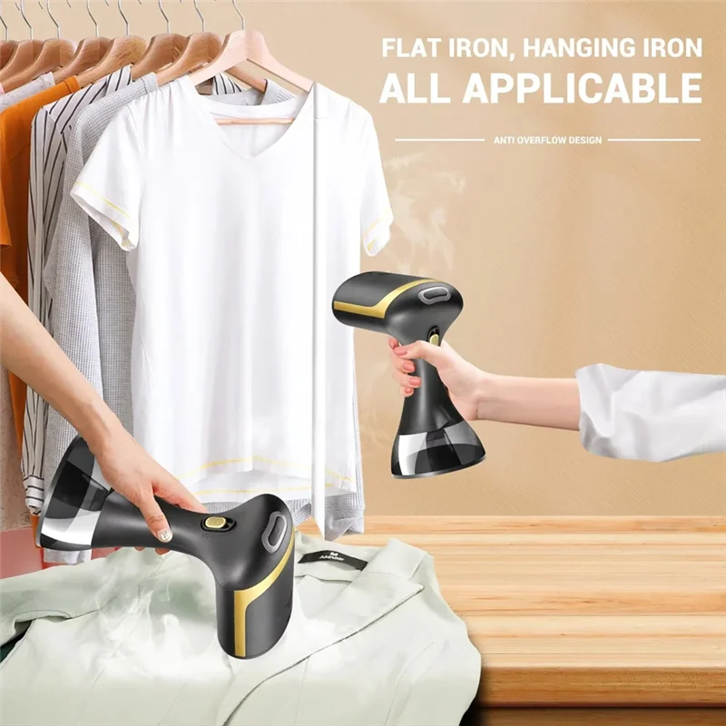 Handheld Garment Steamer Fast-Heat Ironing Machine Portable Fabric Steamer Forhome Use EU Plugb64b