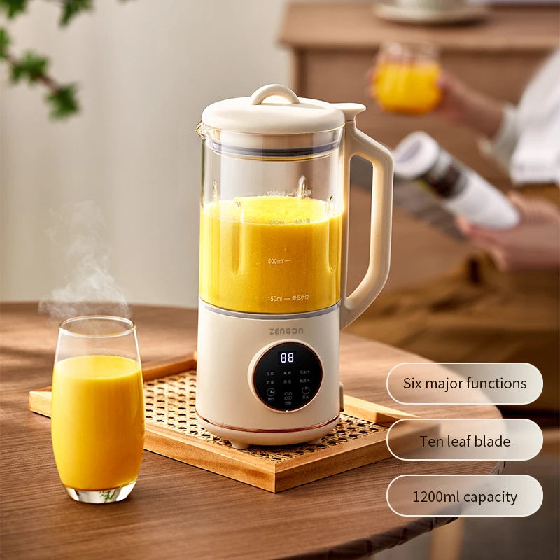 800ml Soy Milk Machine Electric Juicer Blender Mixer Soybean Milk Maker Wall Breaking Machine Rice Paste Maker Breakfast Machine