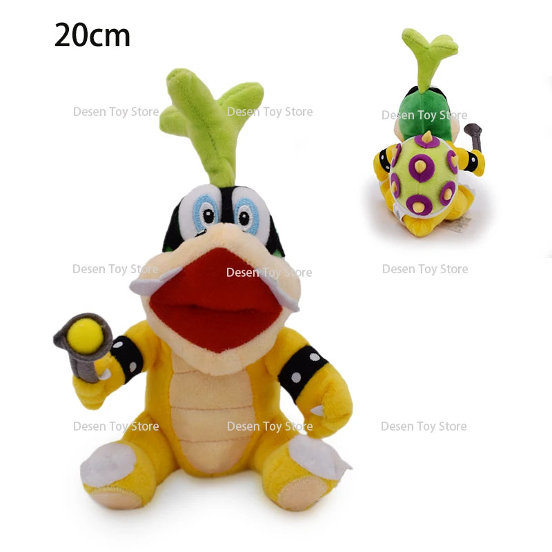 7 Styles Bowser Son Bros Plush Toys Iggy Wendy Morton Roy Ludwig Stuffed Animal Doll Baby Birthday Christmas Gifts