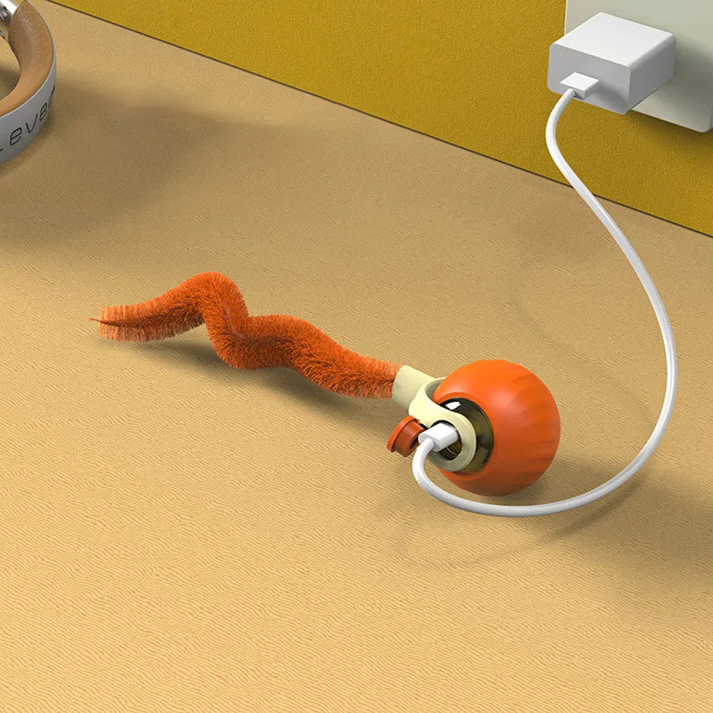Speedy Tail 2.0,Speedy Tail Cat Toy, Interactive Toy,Smart Cat Rolling Ball
