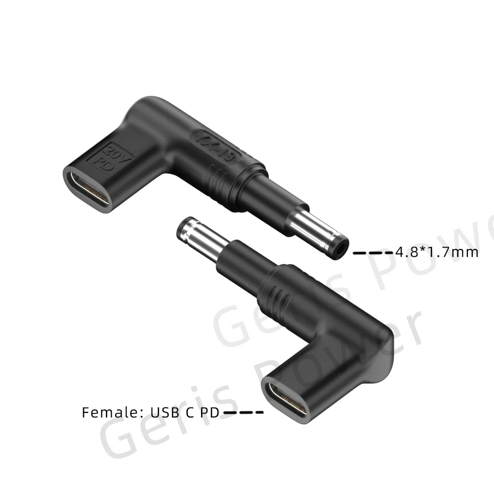 100W USB Type C PD Laptop Power Bank to Laptop Charger Converter for Asus Lenovo Hp Dell Samsung Dc Power Adapter Connector