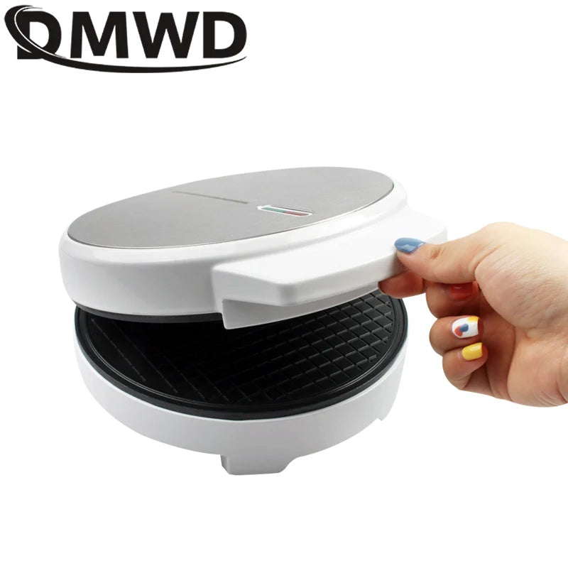 Electric Egg Roll Maker DIY Ice Cream Cone Machine Crispy Omelet Mold Sandwich Iron Crepe Baking Pan Waffle Pancake Grill Oven